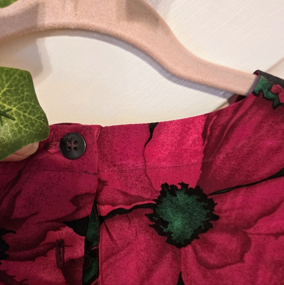 🌺VTG Silk Floral Blouse - Picture 3 of 7